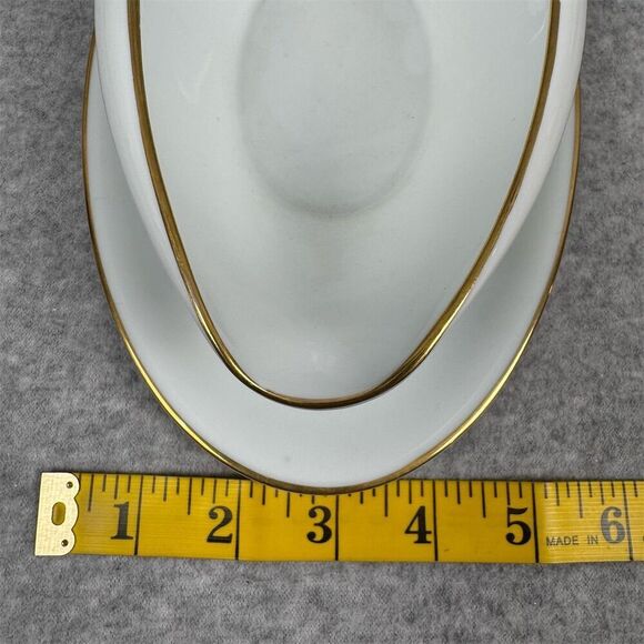 Noritake Wheatcroft Gravy Boat w/ Attached Underplate Vintage China 5852 - Picture 8 of 12